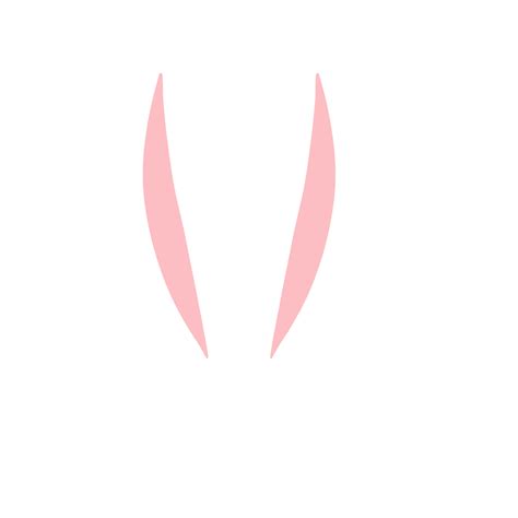 Rabbit Ears Drawing 18734989 Png