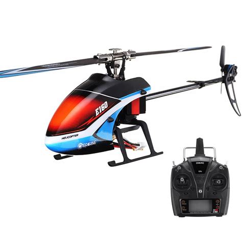 Eachine E V Ch Dual Brushless D G System Flybarless Rc Helicopter