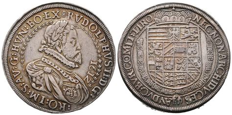 Thaler Rudolf Ii Hall Empire D Autriche Numista