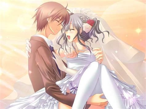 wedding couple - Anime couples Photo (19079412) - Fanpop