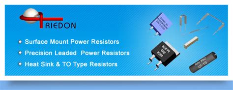 Heat Sink And To Type Resistors Riedon