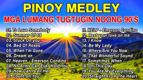 Best Nonstop Pinoy Medleynonstop Slow Rock Medleymga Lumang Tugtugin