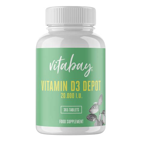 Vitabay Vitamin D3 Depot 20 000 I E 365 St SHOP APOTHEKE