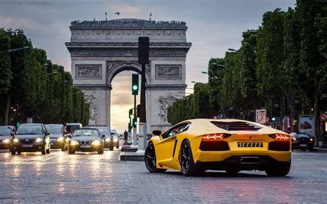 Paris In A Lamborghini Cool Sports Cars Lamborghini Super Cars