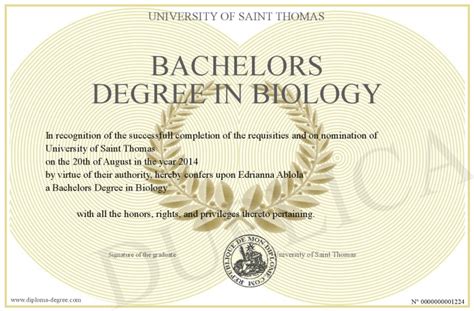 Bachelors Degree In Biology