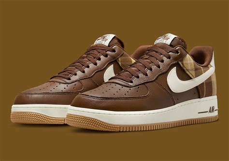 Nike Air Force 1 Low Cacao Plaid Dv0791 200