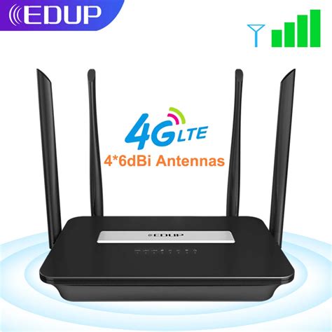 EDUP 300Mbps 4G LTE FDD WiFi inalámbrico enrutador tarjeta SIM ranura