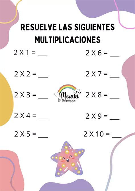 Completa Las Tablas De Multiplicar Profe Social