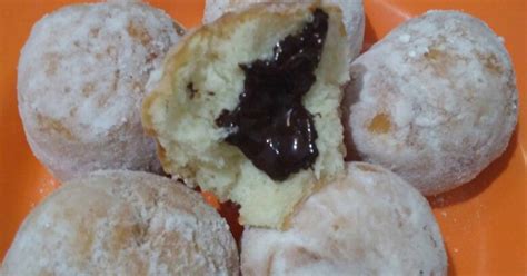 Resep Donat Isi Coklat Lumer Enak Dan Sederhana Cookpad