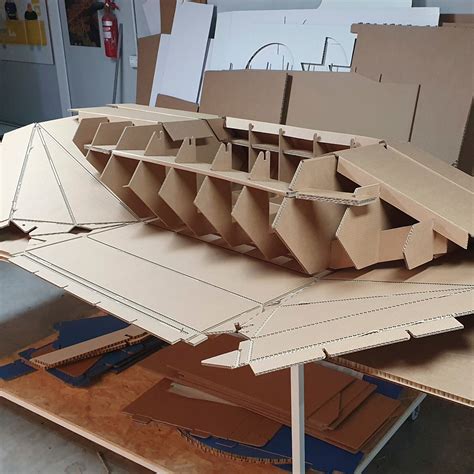 Cardboard Kayak On Water Cartonlab