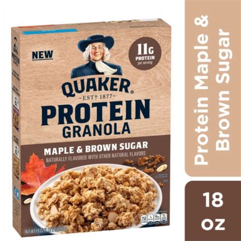 Quaker® Protein Maple And Brown Sugar Granola 18 Oz Qfc