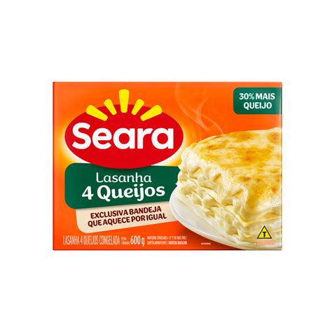 Lasanha Seara De 4 Queijos 600g