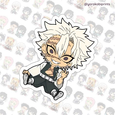 Demon Slayer Kimetsu No Yaiba Hashira Pillars Chibi Waterproof