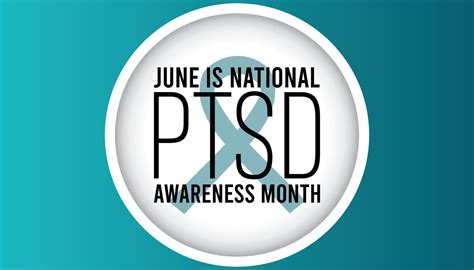 National Ptsd Awareness Month Observed Every Year In June Template For