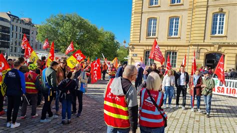 Moselle SNCF une centaine de cheminots à Metz contre le