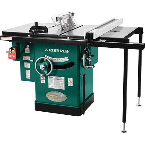 Hp V Cabinet Table Saw With Built In Router Table At Grizzly