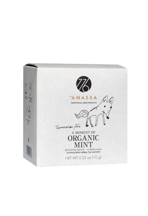Organic Mint Enveloped Tea Bags 776 Deluxe