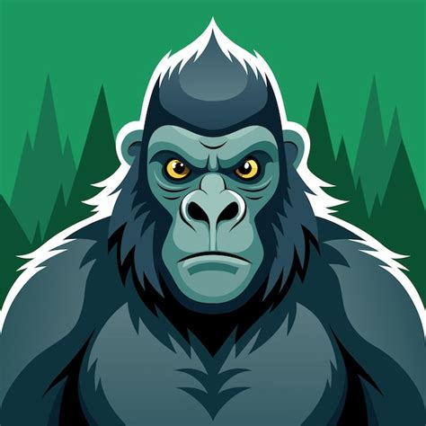 Premium Vector | Gorilla kingdom Understanding the majestic apes behavior and habitat in the wild