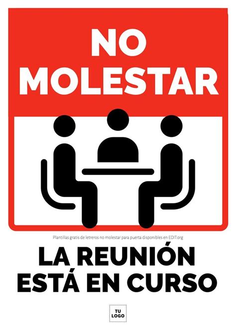 Edita Un Cartel De No Molestar Para Imprimir