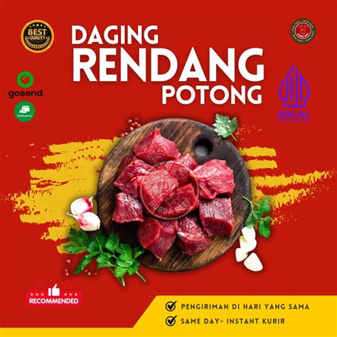 Jual Daging Sapi Potong Rendang Daging Rendang Frozen Daging Sapi Segar