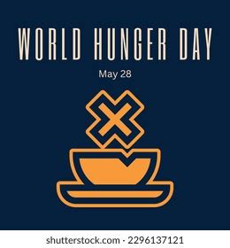 World Hunger Day Poster Suitable Social Stock Vector (Royalty Free ...