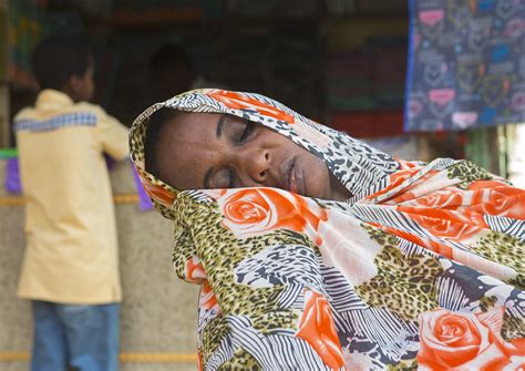 Woman Sleeping In The Market Omdurman Sudan © Eric Laffo Flickr