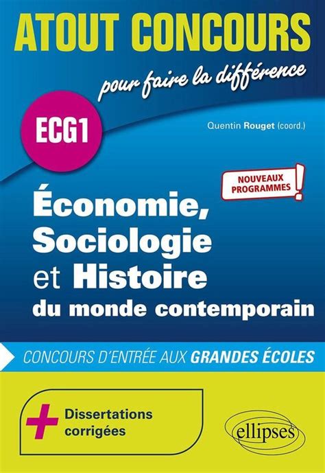 Économie Sociologie et Histoire du monde contemporain ECG1