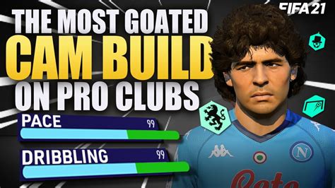 THE MOST GOATED CAM BUILD CREATING MARADONA ON FIFA 21 PRO CLUBS