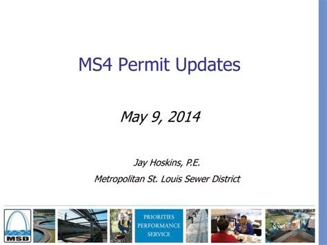 Ppt Ms4 Permit Updates Powerpoint Presentation Free Download Id4257977