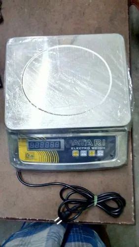 Atari Stainless Steel Table Top Weighing Scale Model Name Number Att