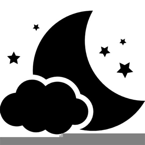 Download High Quality moon clipart black and white silhouette ...