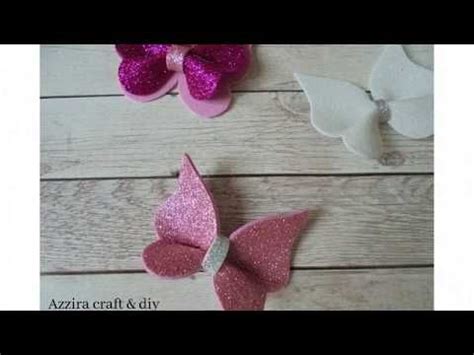 Farfalle In Gomma Eva Crepla Butterfly 3d Farfalle 3d YouTube Idee