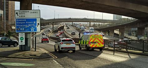 The M8 Motorway In Central Glasgow © Thomas Nugent Cc By Sa20