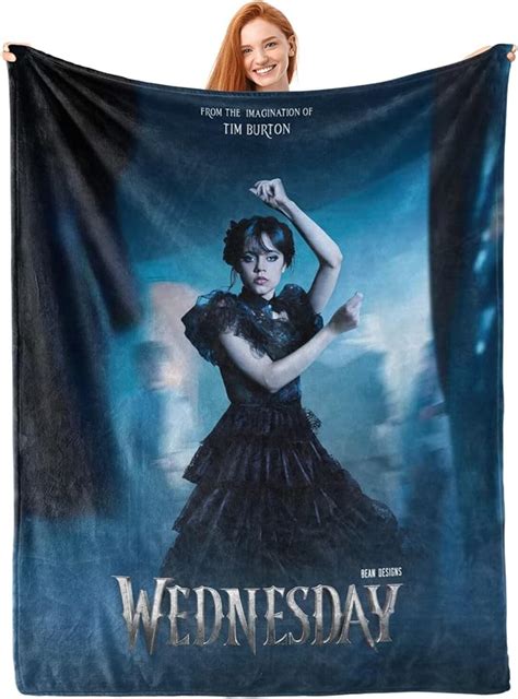 Wednesday Addams Ultra Soft Micro Fleece Blanket，wednesda Dance Throw