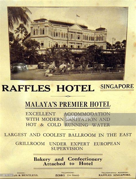 The Raffles Hotel in Singapore, circa 1930 Raffles Hotel Singapore ...