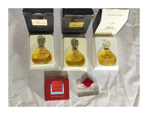 LOT DE 4 Miniatures De Parfums De Collection Van Cleef Et Arpels Avec