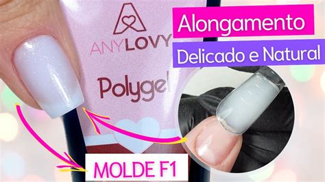 Polygel Da Any Lovy No Molde F Unha Delicada E Natural Mundo Nails