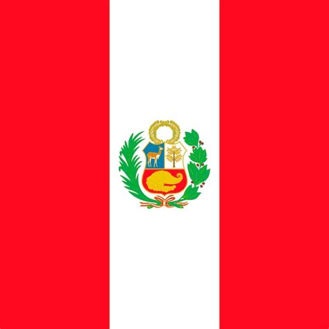 Premium Vector Peru Flag Official Colors Vector Illustration