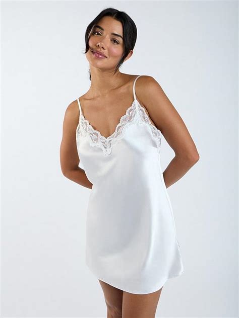 Boux Avenue Amelia Chemise Ivory Mix Uk