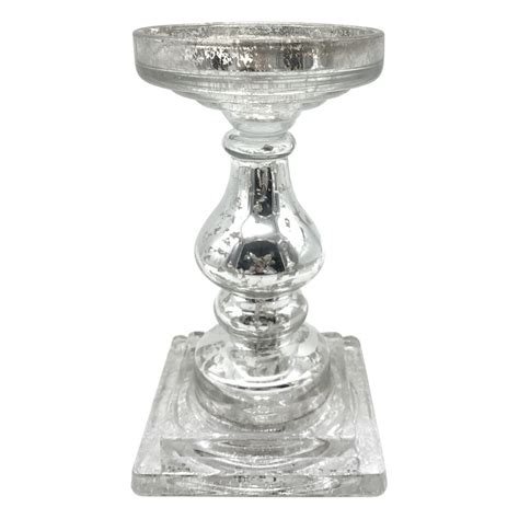 Silver Mercury Glass Candle Holder 9 Mercury Glass Candle Holders