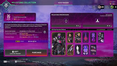 Void Raider Milestone Collection And Cobalt Katar Shop Youtube