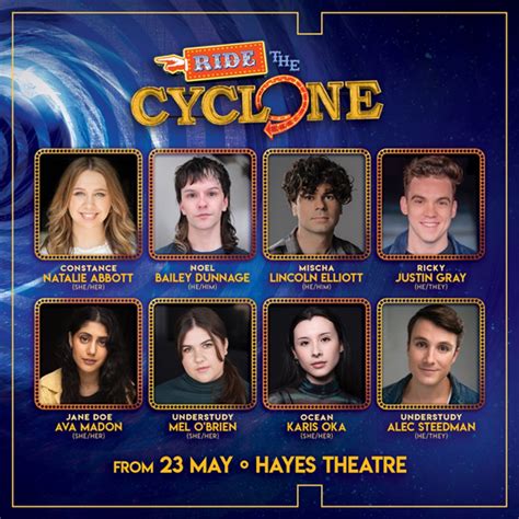 Ride The Cyclone cast announced - Dance Informa Australia