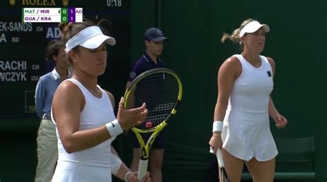 Alexa Guarachi Tuvo Debut Y Despedida En El Dobles De Wimbledon