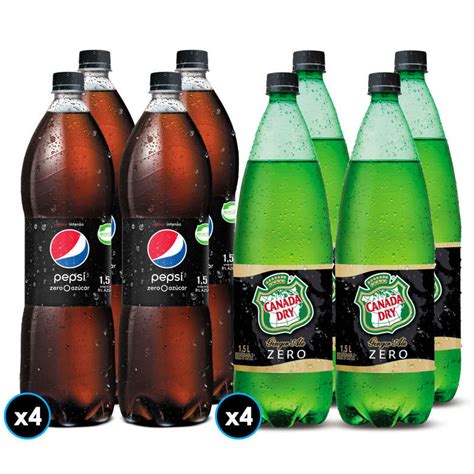 Booz Cl Pack Pepsi Canada Dry N X Bebida Pepsi Zero Lt X