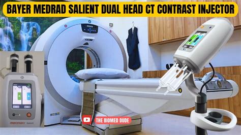 Dual Head Ct Contrast Injector Bayer Medrad Salient How To Use Biomed Dude Ctscan