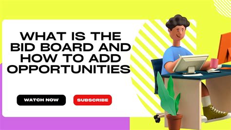 What Is The Bid Board And How To Add Opportunities To The Bid Board