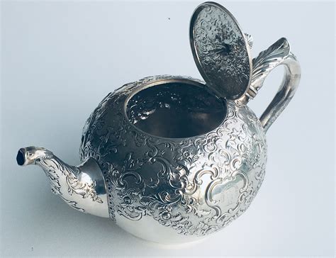 A Victorian Sterling Silver Teapot