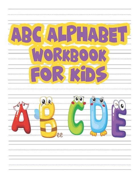 Abc Alphabet Workbook For Kids Alphabet Handwriting Practice