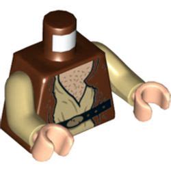 Lego Part C H Pr Torso Robe Open Over Tan Tunic And Light