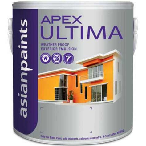 Liquid Asianpaints Apex Ultima Weather Proof Exterior Paint At Best